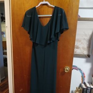 Connected Apparel Dark Green Dress